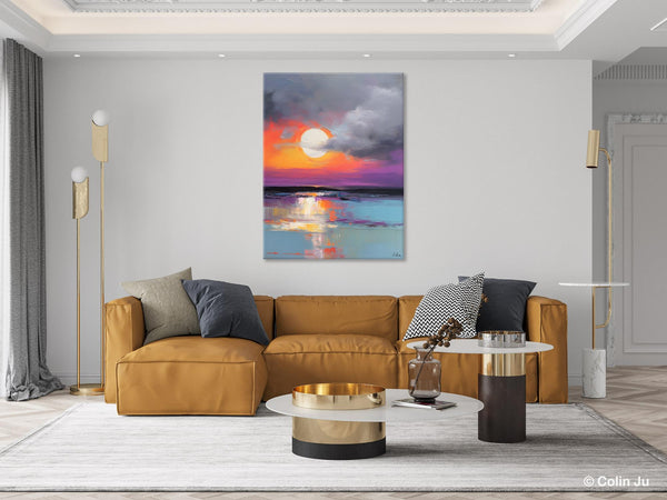 Contemporary Canvas Wall Art, Original Hand Painted Oil Paintings, Canvas Paintings Behind Sofa, Abstract Paintings for Bedroom, Buy Paintings Online-ArtWorkCrafts.com