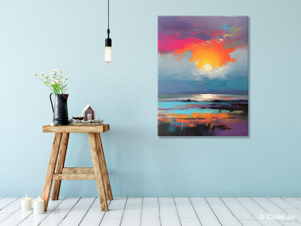 Original Hand Painted Oil Paintings, Canvas Paintings Behind Sofa, Contemporary Canvas Wall Art, Abstract Paintings for Bedroom, Buy Paintings Online-ArtWorkCrafts.com