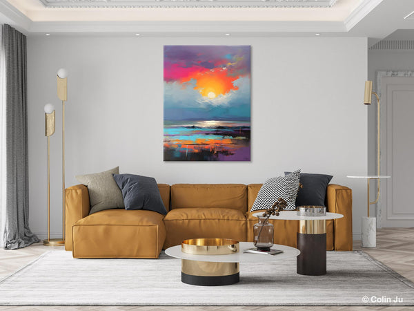 Original Hand Painted Oil Paintings, Canvas Paintings Behind Sofa, Contemporary Canvas Wall Art, Abstract Paintings for Bedroom, Buy Paintings Online-ArtWorkCrafts.com