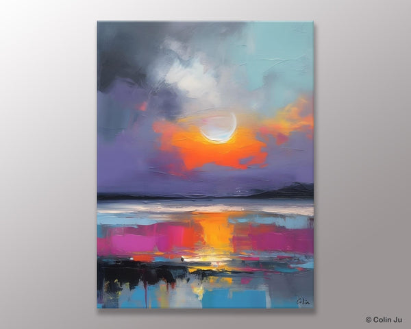 Contemporary Canvas Wall Art, Abstract Paintings for Bedroom, Original Hand Painted Oil Paintings, Canvas Paintings Behind Sofa, Buy Paintings Online-ArtWorkCrafts.com