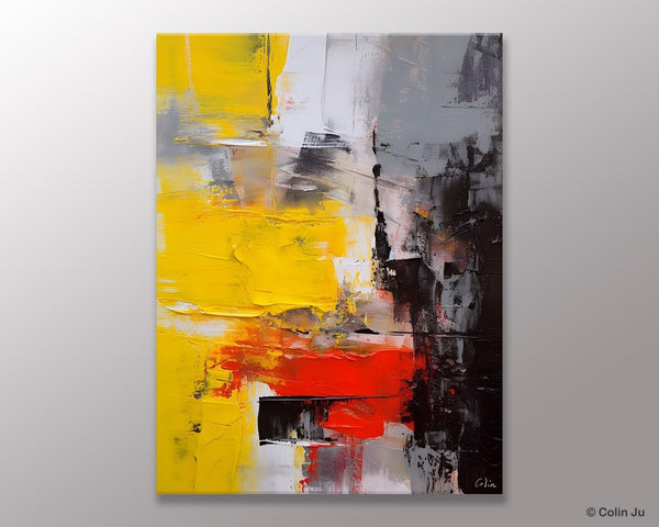 Simple Wall Art Paintings, Living Room Modern Wall Art, Original Contemporary Art, Acrylic Canvas Painting, Large Painting Behind Sofa