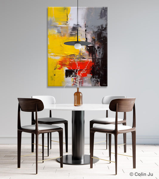 Simple Wall Art Paintings, Living Room Modern Wall Art, Original Contemporary Art, Acrylic Canvas Painting, Large Painting Behind Sofa