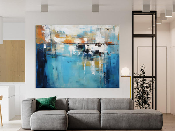 Contemporary Canvas Art, Heavy Texture Canavas Art, Original Modern Wall Paintings, Abstract Painting for Bedroom, Modern Acrylic Artwork-ArtWorkCrafts.com