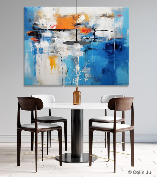 Abstract Paintings Behind Sofa, Acrylic Paintings for Bedroom, Hand Painted Canvas Art, Original Canvas Wall Art, Buy Paintings Online