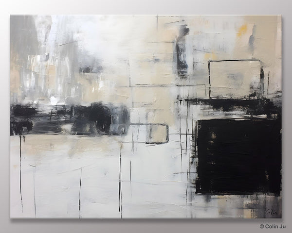 Large Wall Art Paintings, Simple Canvas Art, Simple Abstract Paintings, Contemporary Painting on Canvas, Original Canvas Wall Art for sale-ArtWorkCrafts.com