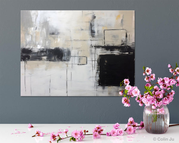 Large Wall Art Paintings, Simple Canvas Art, Simple Abstract Paintings, Contemporary Painting on Canvas, Original Canvas Wall Art for sale-ArtWorkCrafts.com