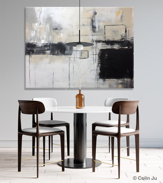 Large Wall Art Paintings, Simple Canvas Art, Simple Abstract Paintings, Contemporary Painting on Canvas, Original Canvas Wall Art for sale-ArtWorkCrafts.com