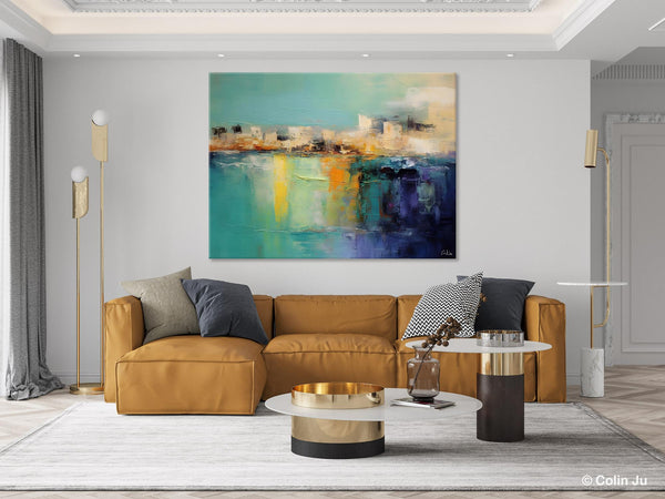 Contemporary Canvas Wall Art, Original Hand Painted Canvas Art, Acrylic Paintings Behind Sofa, Abstract Paintings for Bedroom, Buy Paintings Online