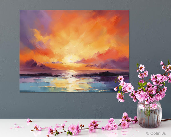 Large Art Painting for Living Room, Original Landscape Canvas Art, Oversized Landscape Wall Art Paintings, Contemporary Acrylic Painting on Canvas