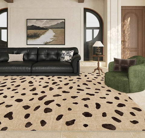 Modern Rugs under Dining Room Table, Contemporary Abstract Rugs Next to Bed, Geometric Modern Carpets for Office, Large Modern Rugs for Living Room-ArtWorkCrafts.com
