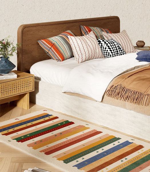 Modern Runner Rugs Next to Bed, Contemporary Runner Rugs for Children's Room, Runner Rugs for Hallway, Bathroom Runner Rugs, Kitchen Runner Rugs-ArtWorkCrafts.com