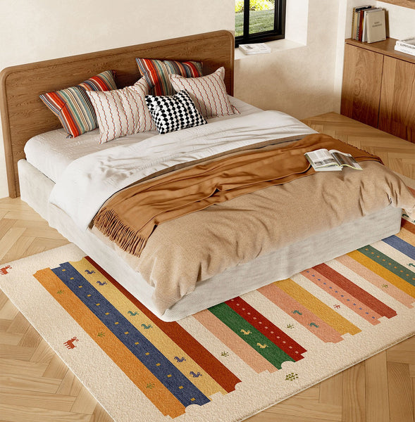 Modern Runner Rugs Next to Bed, Contemporary Runner Rugs for Children's Room, Runner Rugs for Hallway, Bathroom Runner Rugs, Kitchen Runner Rugs-ArtWorkCrafts.com