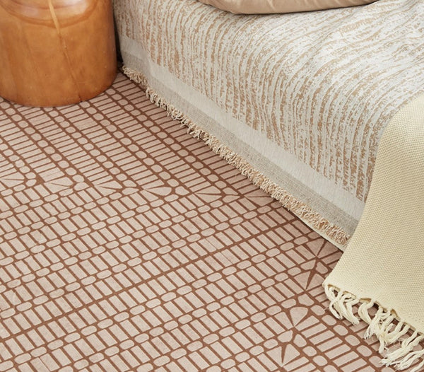 Mid Century Geometric Carpets, Modern Rugs under Dining Room Table, Contemporary Modern Rugs Next to Bed, Abstract Modern Rugs for Living Room-ArtWorkCrafts.com