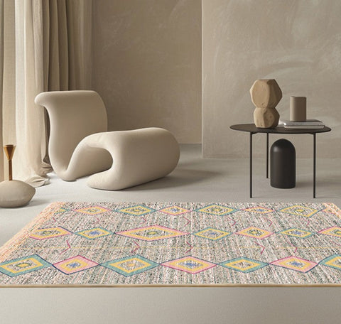 Vintage Persian Rugs, Morocco Rugs for Dining Room, Extra Large Traditional Colorful Moroccan Rug, Bedroom Vintage Rugs, Oversized Area Rugs for Living Room