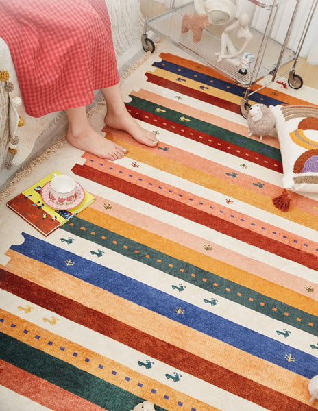 Modern Runner Rugs Next to Bed, Contemporary Runner Rugs for Children's Room, Runner Rugs for Hallway, Bathroom Runner Rugs, Kitchen Runner Rugs-ArtWorkCrafts.com