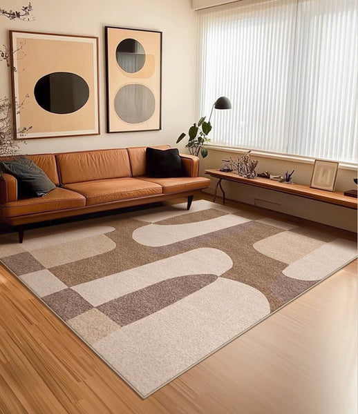 Contemporary Rugs for Kitchen, Living Room Modern Rugs, Geometric Modern Rugs for Sale, Abstract Modern Rug Ideas for Bedroom-ArtWorkCrafts.com