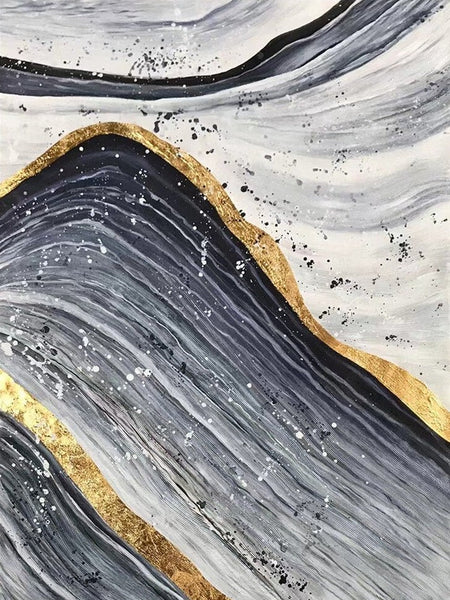 Abstract Canvas Painting, Extra Large Abstract Artwork, Modern Paintings for Dining Room, Hand Painted Wall Painting-ArtWorkCrafts.com
