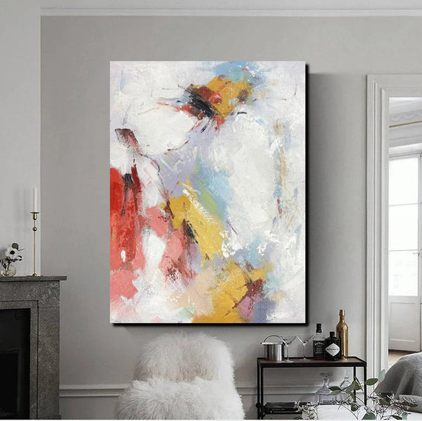 Dining Room Wall Art Ideas, Abstract Modern Painting, Acrylic Canvas Paintings, Simple Wall Art Paintings, Contemporary Painting-ArtWorkCrafts.com