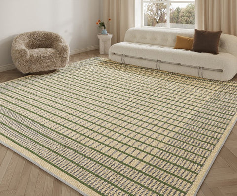 Unique Modern Rugs for Living Room, Large Modern Rugs for Bedroom, Geometric Area Rugs under Coffee Table, Contemporary Modern Rugs for Dining Room-ArtWorkCrafts.com