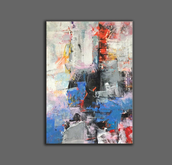 Modern Paintings Behind Sofa, Acrylic Paintings on Canvas, Large Painting for Living Room, Contemporary Canvas Wall Art, Buy Paintings Online-ArtWorkCrafts.com