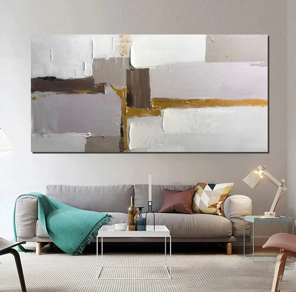 Abstract Wall Art Paintings, Large Acrylic Paintings on Canvas, Hand Painted Wall Art Paintings, Modern Art Paintings for Dining Room, Contemporary Canvas Artwork