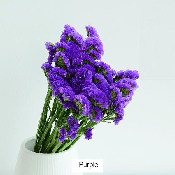 Dried Statices Flower, Dried Flowers, Flower Bunches, Dried Floral-ArtWorkCrafts.com