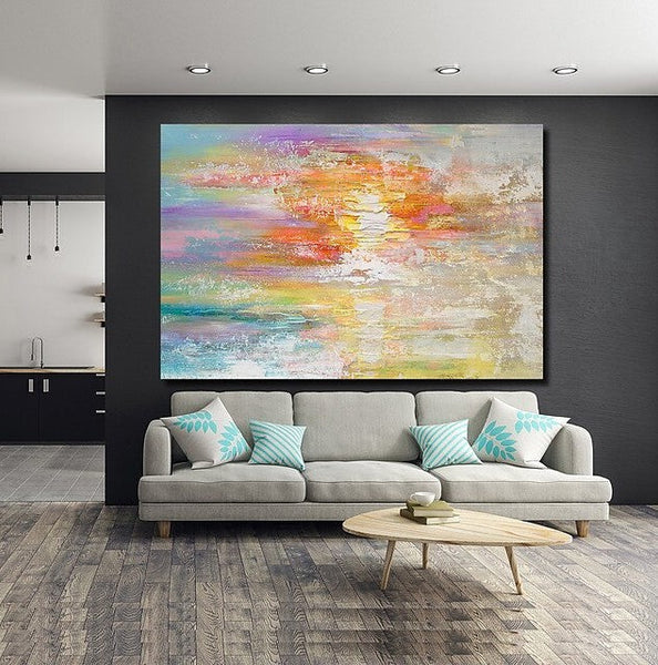 Wall Art Paintings, Simple Modern Art, Simple Abstract Painting, Large Paintings for Bedroom, Buy Paintings Online-ArtWorkCrafts.com
