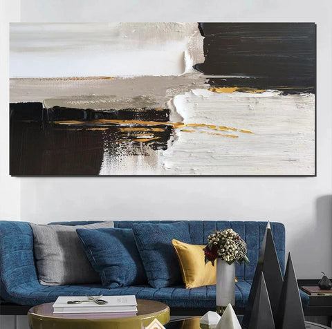 Modern Art Paintings for Dining Room, Contemporary Canvas Artwork, Abstract Wall Art Paintings, Large Acrylic Paintings on Canvas, Hand Painted Wall Art Paintings-ArtWorkCrafts.com