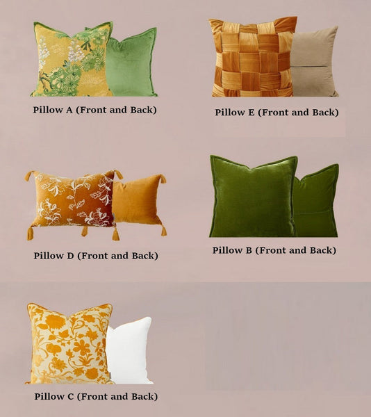 Unique Decorative Pillows for Bedroom, Modern Decorative Pillows for Couch, Decorative Cushion Covers, Decorative Pillow Arrangement Ideas for Interior Design-ArtWorkCrafts.com