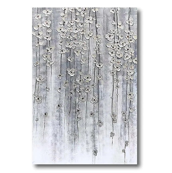 Paintings for Bedroom, Abstract Flower Painting, Flower Acrylic Painting, Canvas Painting Flower, Simple Modern Acrylic Paintings