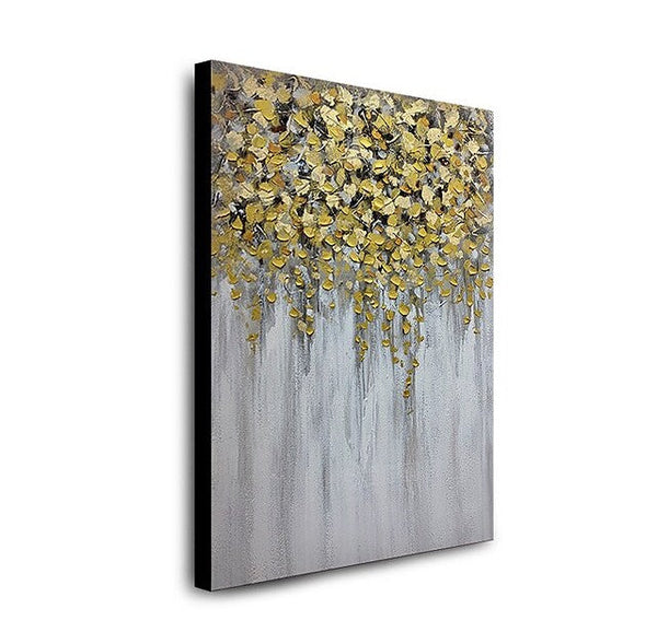 Simple Modern Acrylic Paintings, Abstract Flower Painting, Flower Acrylic Painting, Canvas Painting Flower, Paintings for Dining Room
