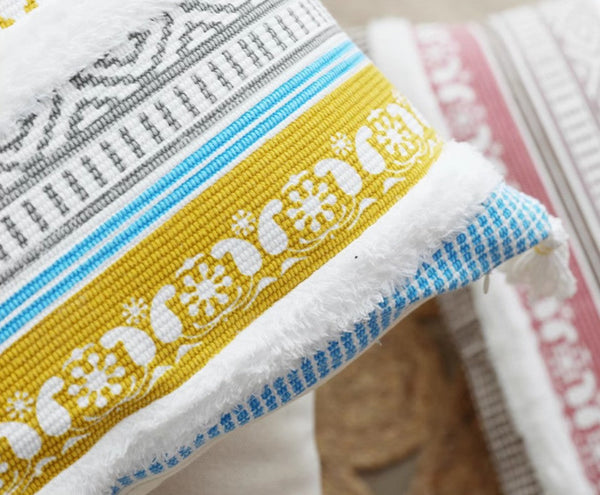 Contemporary Decorative Pillow Covers, Modern Decorative Pillow for Interior Design, Geometric Modern Sofa Pillows for Bedroom, Modern Square Pillows for Couch-ArtWorkCrafts.com