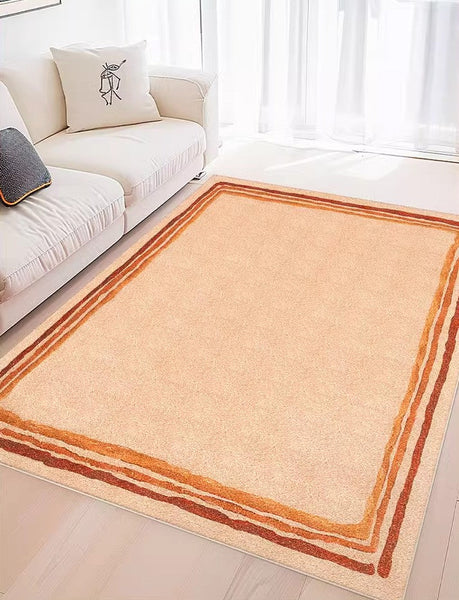 Contemporary Modern Rugs for Living Room, Geometric Modern Rugs under Dining Room Table, Modern Carpets under Coffee Table, Abstract Soft Rugs for Bedroom-ArtWorkCrafts.com