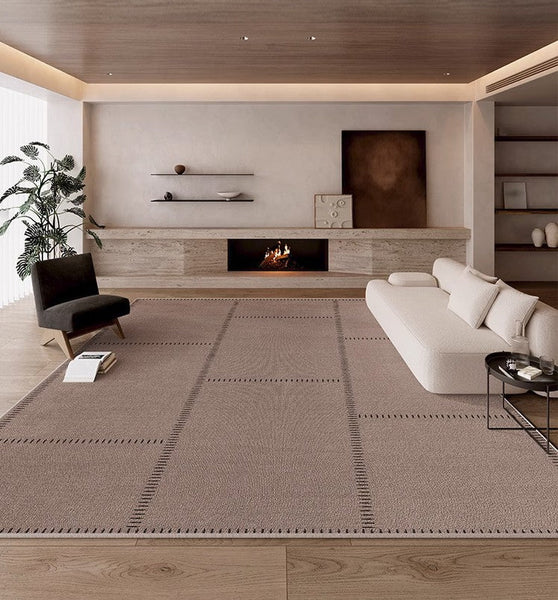 Modern Rugs for Living Room, Contemporary Rugs for Dining Room, Bedroom Floor Rugs, Large Modern Floor Carpets for Office-ArtWorkCrafts.com