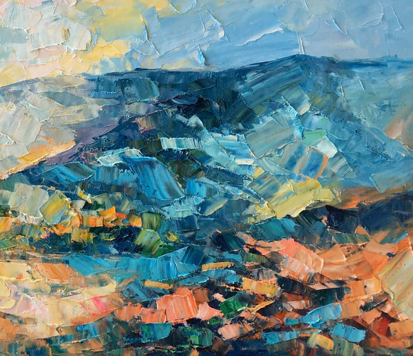Canvas Art, Wall Art, Original Artwork, Original Art, Custom Canvas Painting, Mountain Landscape Art