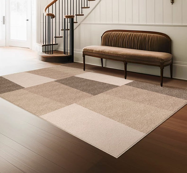 Extra Large Modern Floor Carpets for Office, Modern Area Rug for Living Room, Contemporary Rugs for Dining Room, Bedroom Floor Rugs-ArtWorkCrafts.com