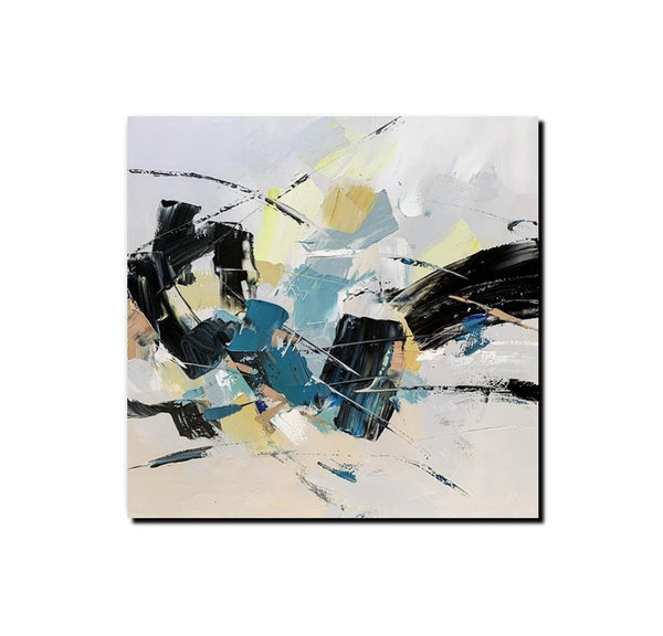 Bedroom Abstract Paintings, Simple Modern Paintings, Abstract Contemporary Art, Large Painting for Sale, Hand Painted Canvas Art-ArtWorkCrafts.com
