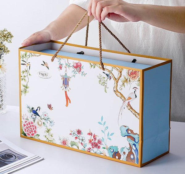 Beautiful Bird Pattern Tea Cups, Creative Bone China Porcelain Tea Cup Set, Elegant Oriental Pheasant Ceramic Cups and Saucers in Gift Box-ArtWorkCrafts.com