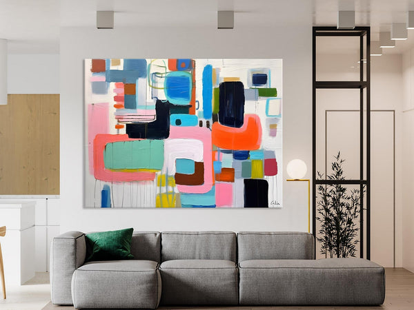 Contemporary Acrylic Paintings, Modern Wall Art Ideas for Living Room, Extra Large Canvas Paintings, Original Abstract Painting, Impasto Art-ArtWorkCrafts.com