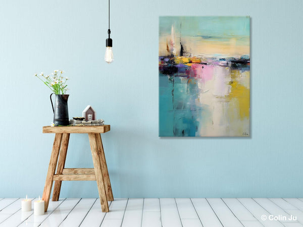 Heavy Texture Canvas Art, Abstract Paintings, Large Contemporary Wall Art, Extra Large Paintings for Living Room, Original Modern Painting-ArtWorkCrafts.com