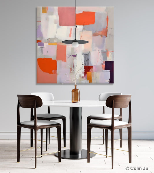 Modern Acrylic Artwork, Original Abstract Wall Art, Contemporary Canvas Art, Hand Painted Canvas Art, Large Abstract Painting for Bedroom-ArtWorkCrafts.com