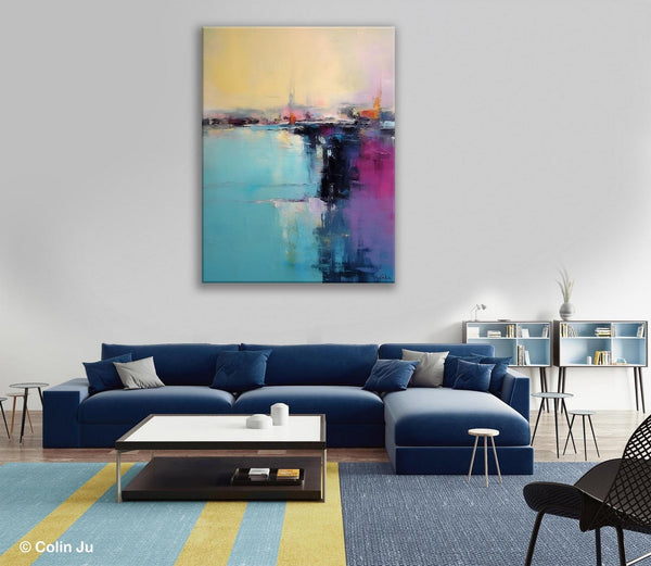 Large Original Artwork, Contemporary Acrylic Painting on Canvas, Large Wall Art Paintings for Living Room, Modern Canvas Art Paintings-ArtWorkCrafts.com