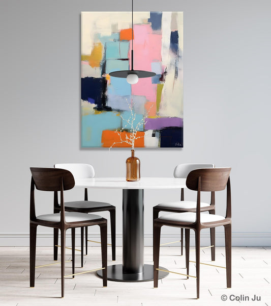 Original Canvas Art, Contemporary Acrylic Painting on Canvas, Large Wall Art Painting for Bedroom, Oversized Modern Abstract Wall Paintings-ArtWorkCrafts.com
