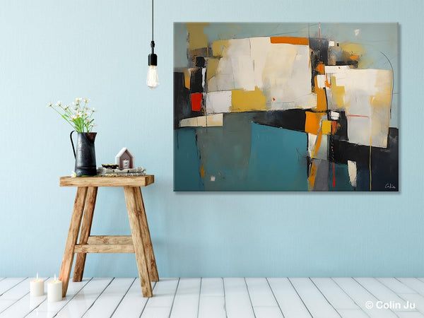 Hand Painted Canvas Art, Large Wall Art Ideas for Living Room, Oversized Canvas Paintings, Original Abstract Art, Contemporary Acrylic Art-ArtWorkCrafts.com