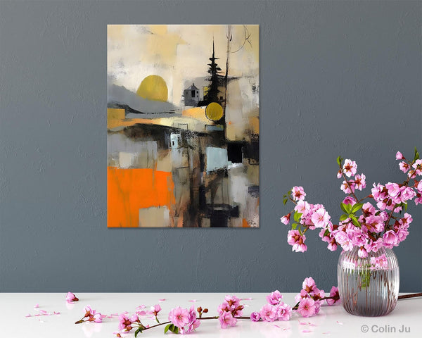 Original Canvas Art, Contemporary Acrylic Painting on Canvas, Large Wall Art Painting for Bedroom, Oversized Modern Abstract Wall Paintings-ArtWorkCrafts.com