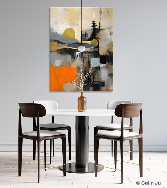 Original Canvas Art, Contemporary Acrylic Painting on Canvas, Large Wall Art Painting for Bedroom, Oversized Modern Abstract Wall Paintings-ArtWorkCrafts.com