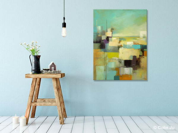 Original Canvas Art, Contemporary Acrylic Painting on Canvas, Large Wall Art Painting for Bedroom, Oversized Modern Abstract Wall Paintings-ArtWorkCrafts.com