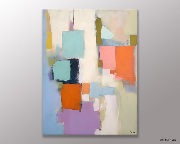 Contemporary Paintings on Canvas, Large Wall Art Painting for Dining Room, Original Abstract Wall Art Painting, Abstract Paintings on Canvas-ArtWorkCrafts.com