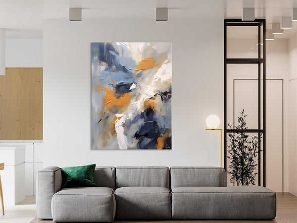 Contemporary Acrylic Paintings on Canvas, Large Wall Art Paintings for Bedroom, Oversized Abstract Wall Art Paintings, Original Abstract Art-ArtWorkCrafts.com
