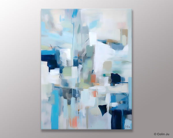 Large Modern Canvas Wall Paintings, Original Abstract Art, Hand Painted Acrylic Painting on Canvas, Large Wall Art Painting for Dining Room-ArtWorkCrafts.com